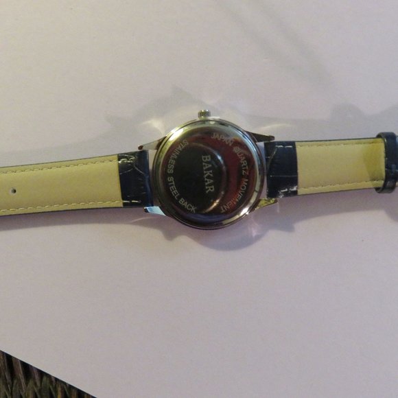 BAKAR UNISEX WATCH/NEW/NEVER WORN/CZ Crystals - Picture 5 of 6